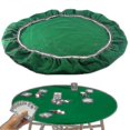 thumbnail image 1 of Poker Bridge Card Table Cloth Elastic Cloth for 36 to 48 Inch Table Game Accessories, 1 of 5
