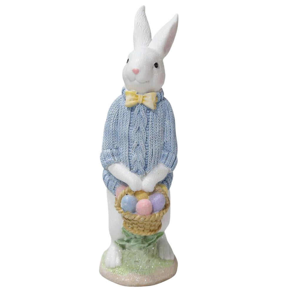 Art & Collectibles Vintage Easter bunny rabbit wheelbarrow figurine ...