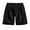 Black, variant on IROINNID Men's Casual Solid Color Outdoors Cargo Workout Loose Comfy Shorts