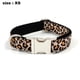 thumbnail image 2 of Collar de perro con estampado de leopardo de diseñador, collar ajustable para mascotas, 2 of 5