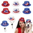 thumbnail image 2 of Carnivals Hat with Hair Clip for Independence Day Festival Small Top Hat Patriotic Holiday Party Hat for All Age and Pet, 2 of 21
