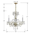 thumbnail image 4 of Crystorama Lighting - Crystal - Three Light Mini Chandelier in Classic Style -, 4 of 6