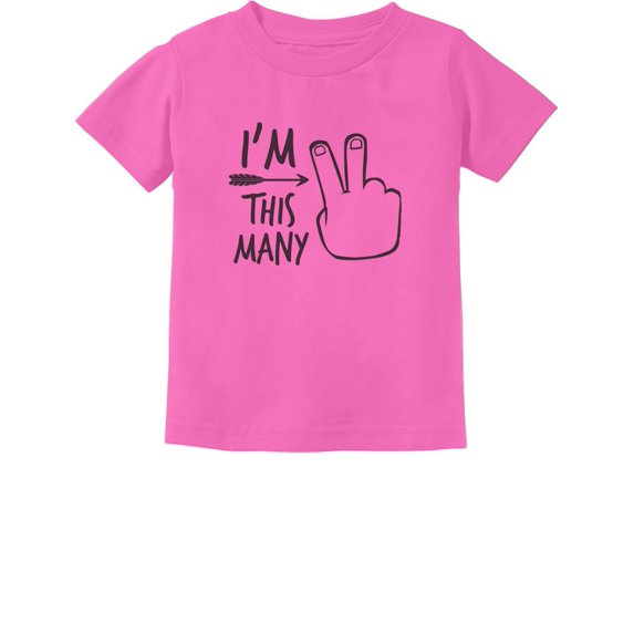 Tstars Boys Unisex 2nd Birthday Gift Birthday Gift for 2 Year Old Birthday Shirts for Baby Boy Birthday Party Tshirt B Day Graphic Tee Toddler Kids Graphic T Shirt