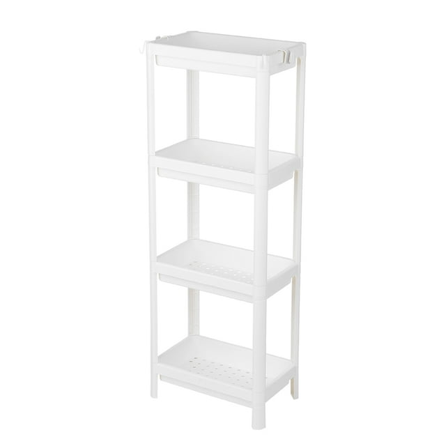 Amdohai 4-Tier Hollow Frame Storage Rack Organizer Standing Holder Bathroom