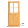 thumbnail image 1 of Dollhouse Door, Exquisite Workmanship Unpaint Mini Door Simulation 1:12 Scale  For Kids, 1 of 8