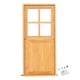 thumbnail image 1 of Muebles en miniatura para casa de muñecas, puertas de madera sin pintar, simulación de Mini muebles, puerta para decoración del hogar de muñecas, 1:12, 1 of 9
