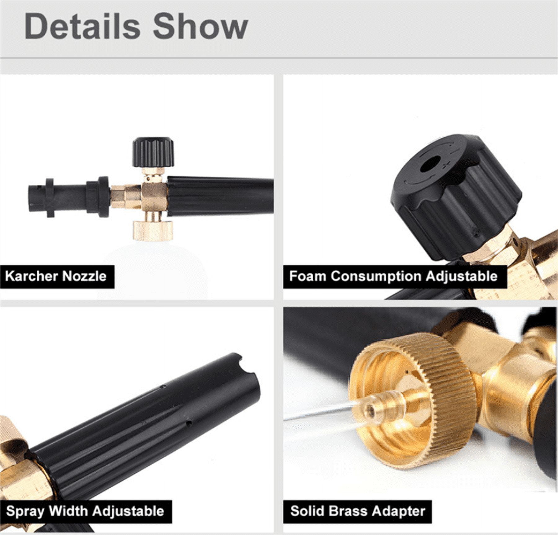 Acaige Car Washer Foam Gun Lance Cannon Pressure High Quality for Karcher K2 - K7 Snow