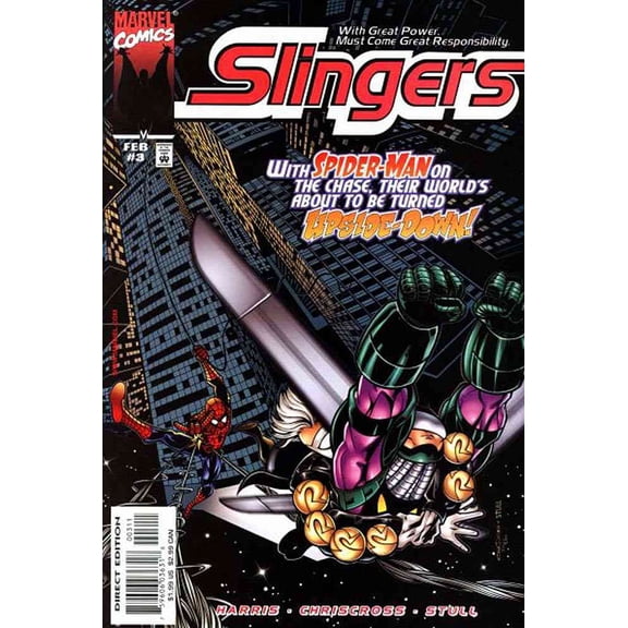 Slingers #3 VF ; Marvel Comic Book