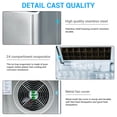 thumbnail image 7 of Lowestbest 20kg/24H Portable Compact Electric Ice Maker, Mini Cube Ice Machine, Silver, 7 of 7