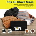 thumbnail image 2 of TOFL Baseball Glove Wrap Elastic Band Strap for Baseball Mitts Black Wrap, 2 of 10