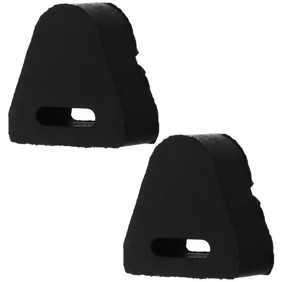 2pcs Rubber Tailgate Cushion Pads Latch Stop Replacement Bumper Protector for Car Vehicle Automobile