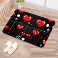 thumbnail image 5 of Valentine's Day Non-Slip Polyester Office Rugs: Machine Washable Game Mat and Door Carpet, 5 of 6