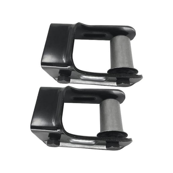 Rear Rearward Leaf Spring Shackle Set - Compatible with 1994, 1996 - 2001 Oldsmobile Bravada 1997 1998 1999 2000