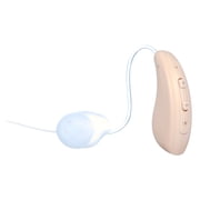 RCA OTC Behind-the-Ear Hearing Aids with Charging Case, Beige