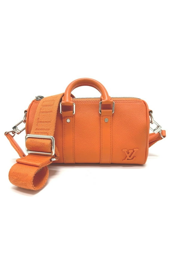 Pre-Owned LOUIS VUITTON M81004 LV Aerogram Keepall XS 2-Way Shoulder Bag, Leather,... (Fair)