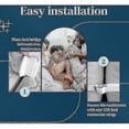 thumbnail image 3 of 20cm Bed Connector for Twin to King Size Conversion with Mattress Strap and Wedge Support, 3 of 3