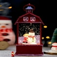 thumbnail image 6 of Harlier Musical Snow Globe Lantern with Timer, Lighted USB/Battery Operated Swirling Singing Water Glittering Lantern, Snow Globes Lantern for Adults and Kids Christmas Decoration, 6 of 6