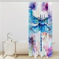 thumbnail image 2 of Dragonfly Printed Waterproof Shower Curtain Set with Hooks for Bathroom Decoration - Curtain Sets Included, 2 of 6