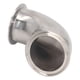 thumbnail image 3 of Codo de casquillo sanitario Accesorio de tubería de 90 grados Acero inoxidable 304 Codo de abrazadera resistente a alta presión Tipo 63, 3 of 9