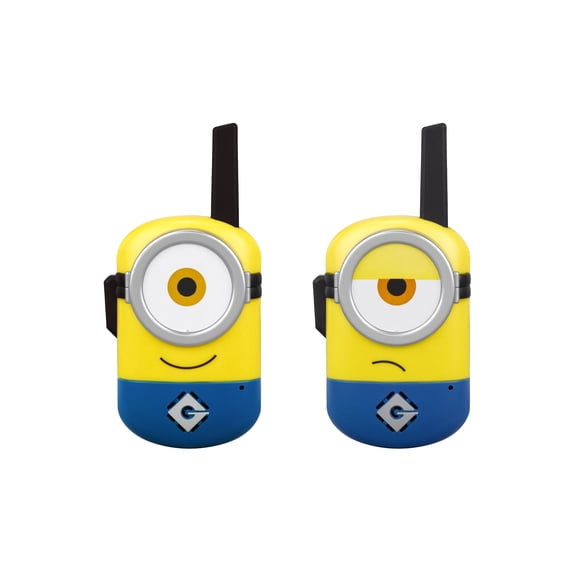 Minions Walkie Talkies for Kids, Static Free and Extended Range Indoor and Outdoor Toys