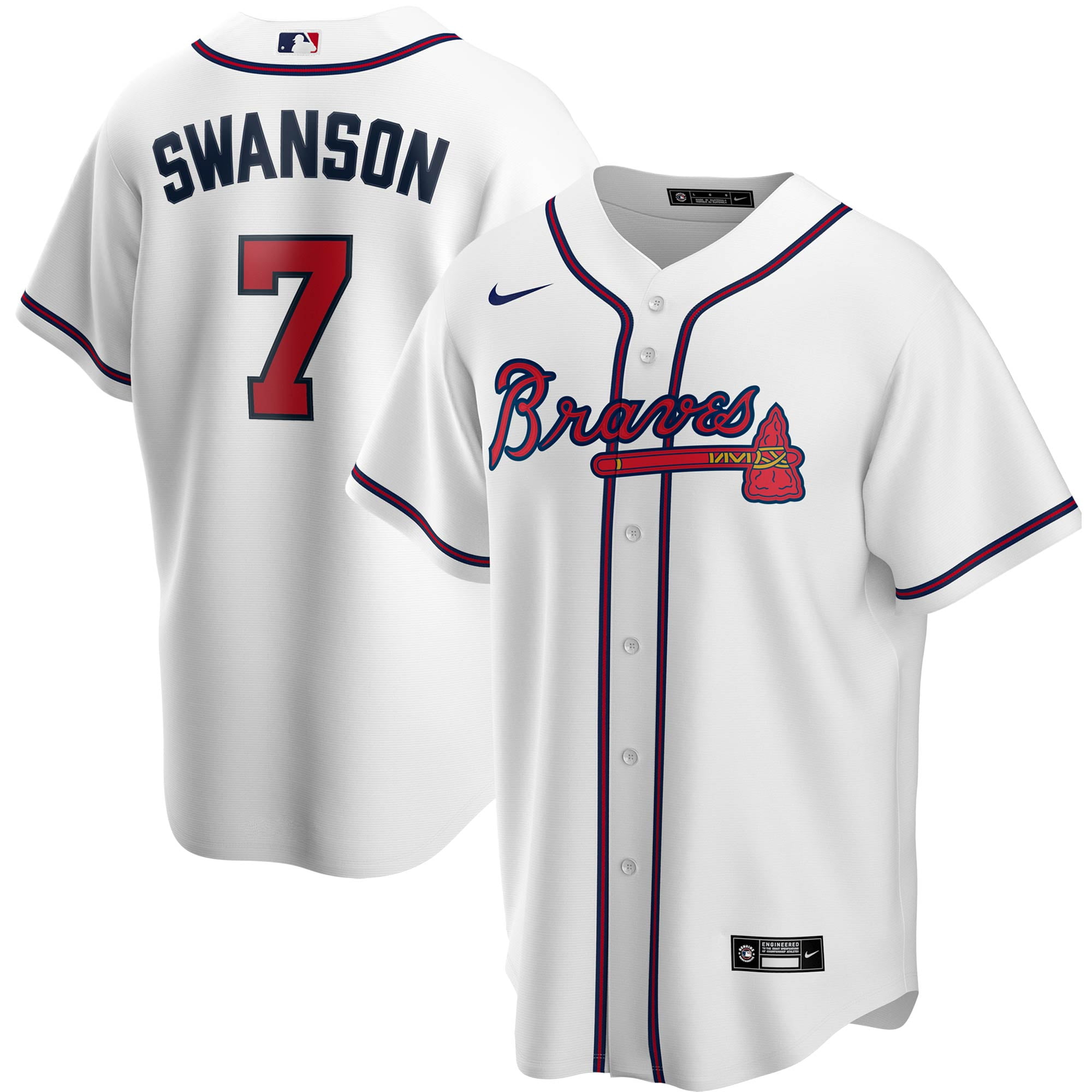 braves button up jersey