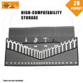 thumbnail image 4 of Organizador enrollable para llaves BULL TOOLS, rollo para llaves de 26 bolsillos, 4 of 8