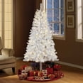 thumbnail image 4 of Holiday Time 6.5' Pre-Lit LED Paxton Pine Christmas Tree-White, 4 of 9