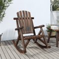 thumbnail image 1 of vidaXL Garden Rocking Chair 69x96x101 cm Solid Wood Spruce, 1 of 4