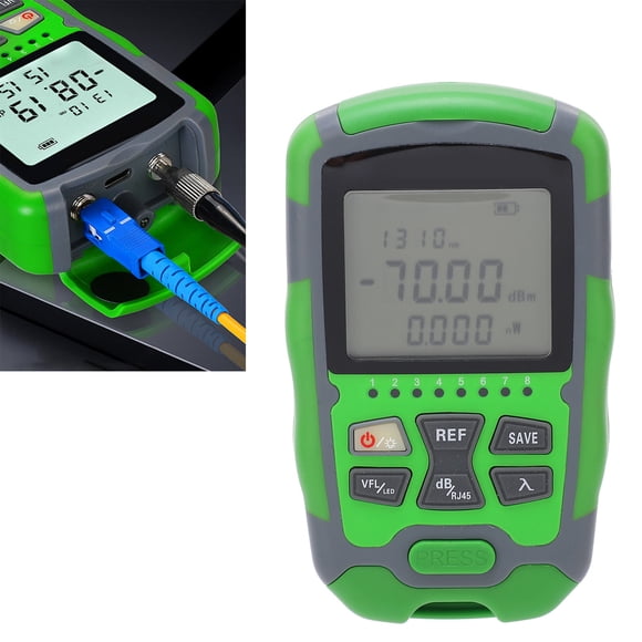 AUA MC70 USB Optical Power Meter Red Light Fiber Optic Cable Tester AMONSEE