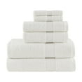 thumbnail image 2 of Madison Park Organic 6-Piece 100 Percent Cotton Towel Set in White, 2 of 5