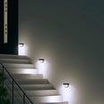 thumbnail image 5 of 2 paquetes de luces solares para postes de valla, montaje en pared, iluminación decorativa para terraza, color blanco Zhivalor CPB-SSW1383-2, 5 of 5
