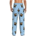 thumbnail image 3 of Fotbe Men'S French Bulldog Faceclassic Pajama Pants With Elastic Waist And Drawstring Pockets，Pajama Pants Mens Lounge Pants Super Soft, 3 of 9