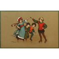 thumbnail image 2 of The Costumed Dancers Poster Print By Mary Evanspeter & Dawn Cope Collection (36 X 24), 2 of 4