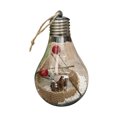 thumbnail image 1 of Mistaha Christmas Tree Hanging Bulb Globe with Hanging Rope Christmas DIY LED Light Bulb Christmas Tree Hanging Pendant Decoration for Christmas Winter Home Holiday Party Gift, 1 of 8