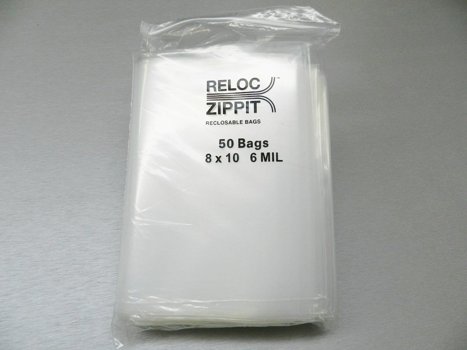 Clear Plastic 2mil & 4mil Zip Lock Bags Heavy-Duty Thick Zipper Seal Bag 4ml