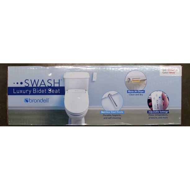 Brondell Swash Luxury Bidet Toilet Seat (CL950-EW) - Walmart.com