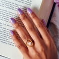thumbnail image 3 of Kiss Gel Fantasy Magnetic Press On Nails, 'Velvet Spark', Purple, Short Oval, 28 Count, 3 of 10