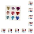 thumbnail image 1 of 10 Sheets Rhinestone Stickers Children Hand Acrylic Decals Three-dimensional Student DIY Love Heart Crafts Label Table Party Mixed Color, 1 of 6