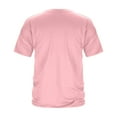 thumbnail image 4 of Fnnxeal Mens T-Shirts Casual Grahpic Short Sleeve Crew Neck Summer Pink Shirts for Men Size XL, 4 of 5