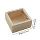 thumbnail image 3 of Fiudx Caja de Almacenamiento de Madera, Diseño Natural, Material Ecológico y Duradero, Organizador de Escritorio, Multifuncional Como Macetero, Decoración para El Hogar y La Oficina, 9,3 X 9,3 X 4,5, 3 of 6