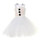 thumbnail image 2 of Vestido de malla de muñeco de nieve navideño, conjunto de vestido para niñas, vestido de elfo navideño COS, disfraz de escenario festivo, 2 of 6