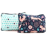 Lush Decor Set di biancheria da letto reversibile, 4 pezzi, poliestere, viola e rosa, pieno/regina