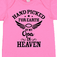 thumbnail image 4 of Inktastic Handpicked for Earth by My Opa in Heaven with Angel Wings Boys or Girls Baby Bodysuit, 4 of 5