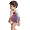 thumbnail image 3 of Xecao Heart Sky Bird Couple Print Baby unisex-baby Cotton Long-sleeve Bodysuits-3 Months, 3 of 6