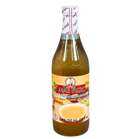 Mae Ploy - Sweet & Sour Plum Sauce - Pack of 12 - 750ml - Sweet & Tangy - Versatile Use - Perfect for Stir-fries & Dipping (12ct)