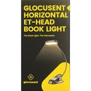 Glocusent Horizontal ET-Head Book Light for Reading in Bed, Eye Caring, CRI 95, 3 Colors & 5 Brightness, Rechargeable Long Lasting Reading Light