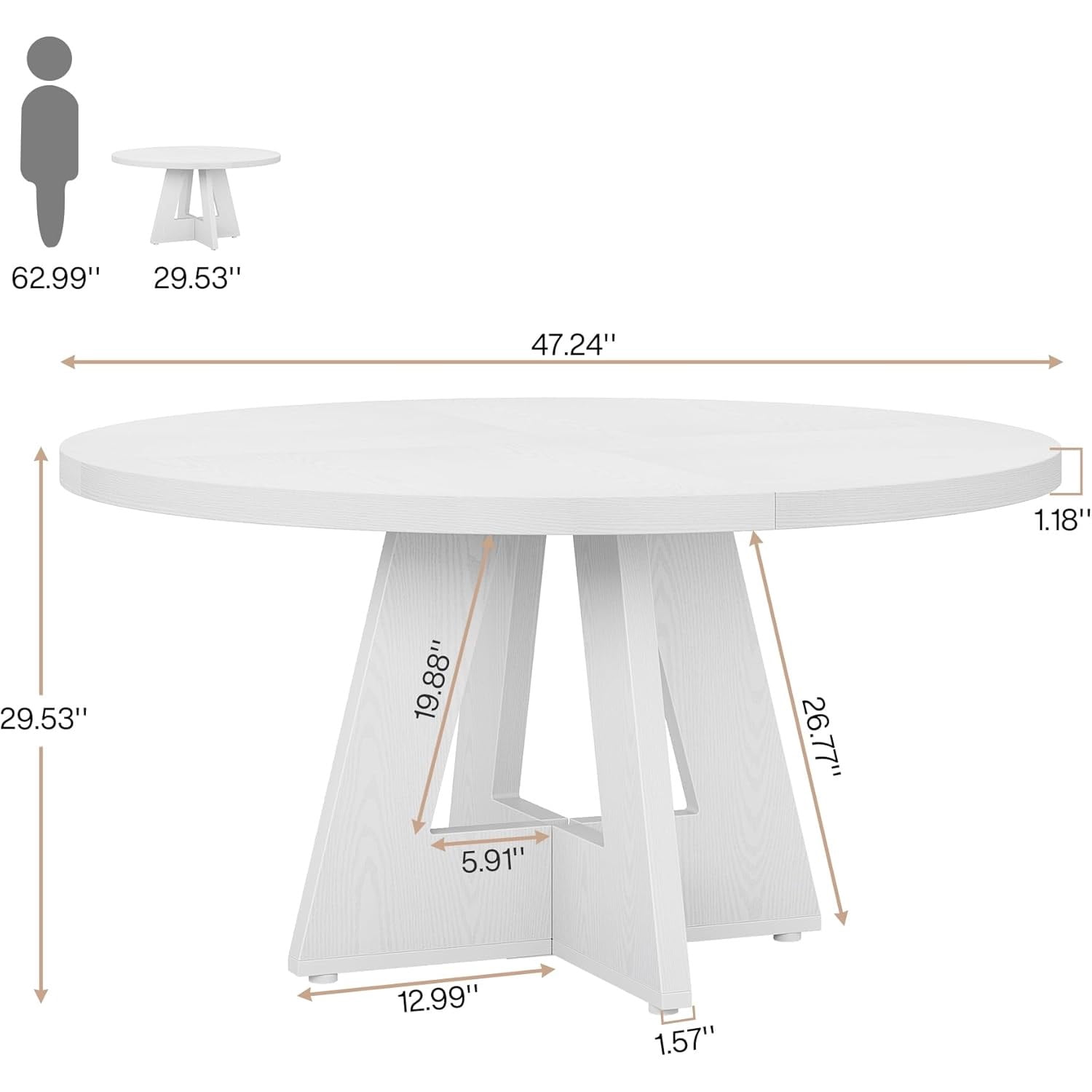 Dining Table, Seats 4-6