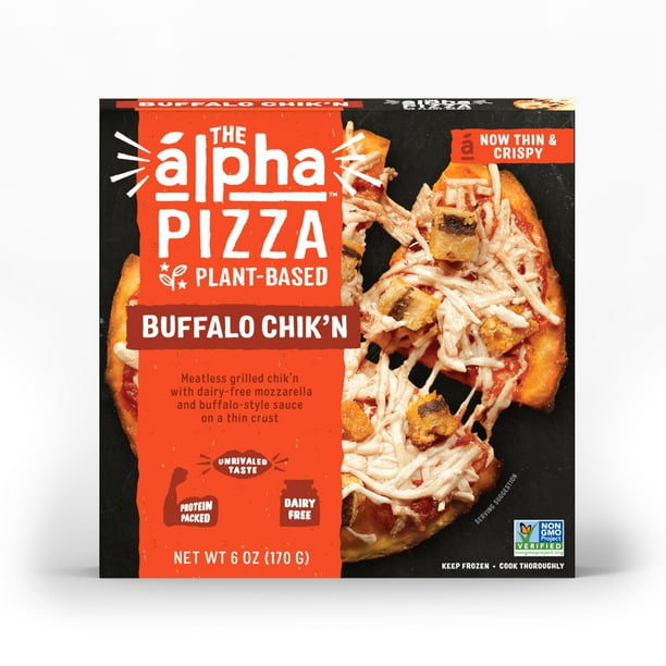 Alpha PlantBased Buffalo Chik�n Pizza, 6 oz