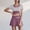 Purple, variant on SEMPAI Womens 2 Piece Skirt Sets Athletic Tennis Skirts Tracksuit Crew Neck Short Sleeve Crop Sweatshirt Casual Outfits