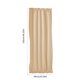 thumbnail image 3 of Cortinas de puerta francesa de alta precisión de color sólido, con ojal para barra de deslizamiento, beige 25*40 (64*102), 3 of 8